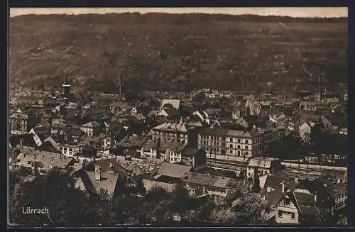 AK Lörrach, Sicht auf den Ort