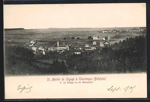 AK Chevetogne, St. Martin de Ligugé, Le Village vu du Monastère