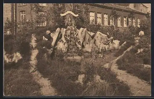 AK Hasselt, Processie van het H. Sacrament van Mirakel 1804-1929, Aardappelmarkt, Genadebron