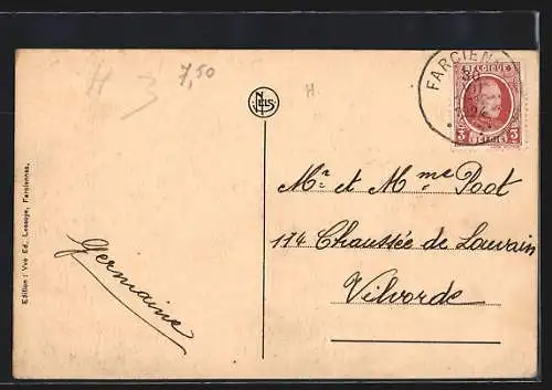 AK Farciennes le Campinaire, Rue Sifride Demoulin et la Fonderie