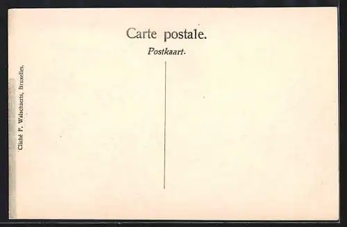AK Brüssel / Bruxelles, La Caserne du Petit Chateau, Kaserne