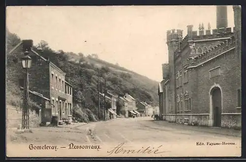 AK Nessonvaux /Comelevay, Une Rue