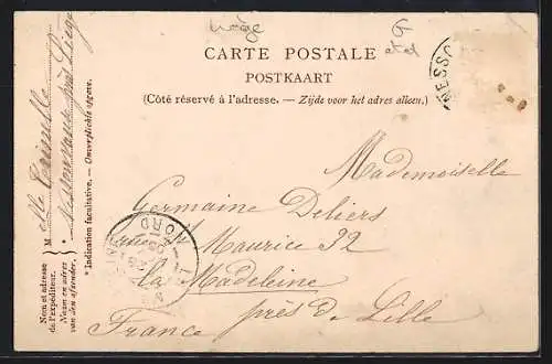 AK Nessonvaux /Comelevay, Une Rue