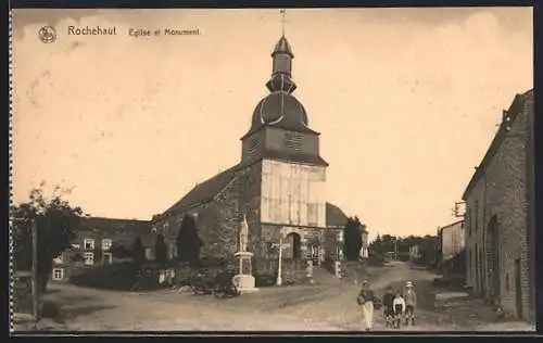 AK Rochehaut, Eglise et Monument