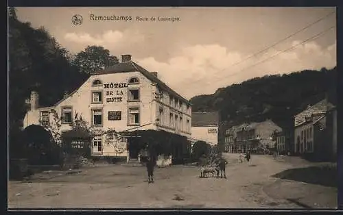 AK Remouchamps, Hôtel de la Grotte, Route de Louveigné