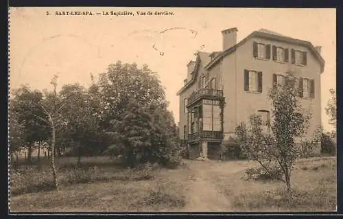 AK Sart-lez-Spa, La Sapinière, Vue de derrière