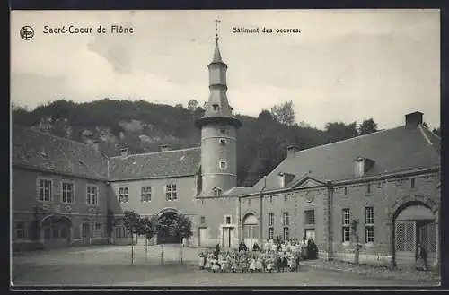 AK Amay, Sacré-Coeur de Flône, Bâtiment des oeuvres