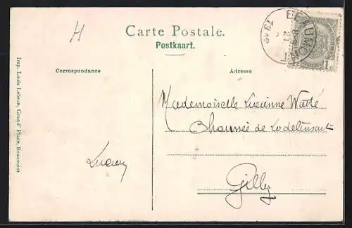 AK Beaumont, La Légende de Beaumont, Charles Quint et des trois auvergnats