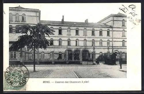 AK Mons, Caserne des Chausseurs à pied