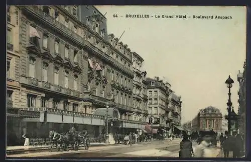 AK Bruxelles, Le Grand Hôtel, Boulevard Anspach