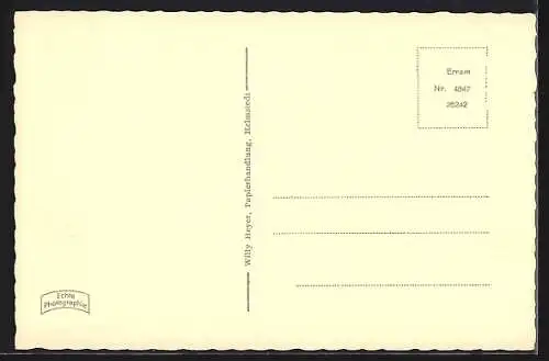 AK Helmstedt, Quellenhof und Lappwald-Terrasse umgeben von Natur