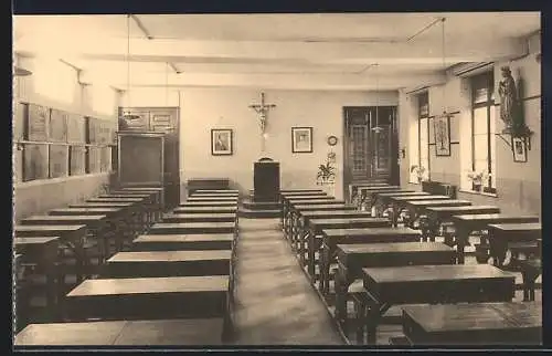 AK Ixelles, Pensionnat de Notre-Dame Arbre-Bénit, Salle d`ouvrage