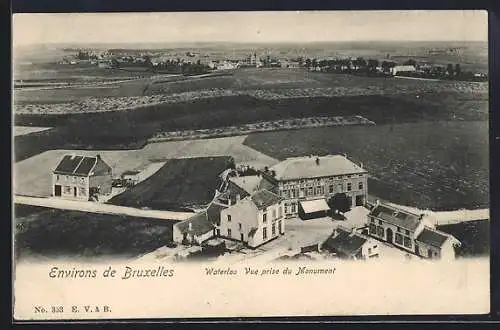 AK Waterloo, Vue prise du Monument
