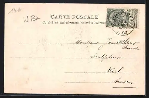 AK Waterloo, Vue prise du Monument