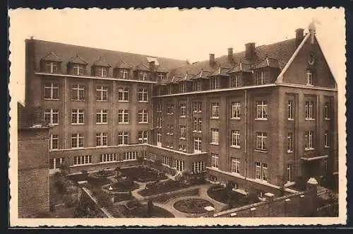AK Leeuw-Saint-Pierre, Institut St. Antoine de Padoue, Vue sur la terrasse