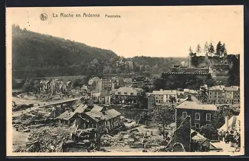 AK La Roche en Ardenne, Blick auf den Ort