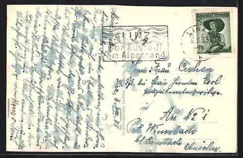 AK Fuschl /Salzkammergut, Gesamtansicht vom Flugzeug aus