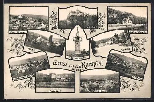 AK Schönberg am Kamp, Buchberg, Langenlois, Plank, Rosenburg, Brünnl-Kapelle, Kamegg, Stiefern, Gars-Thunau