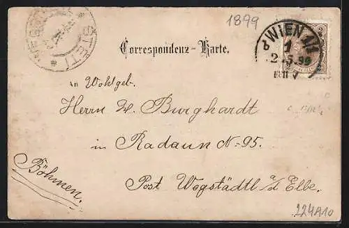 AK Maria-Schutz, Ortspartie mit Geschäften, Inneres der Kirche
