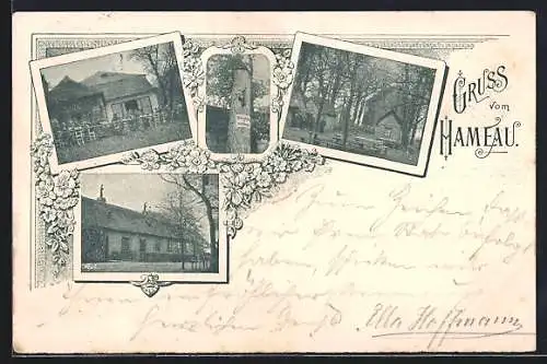 AK Wien-Hameau, Gasthaus auf dem Hameau