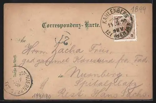 AK Wien-Leopoldsberg, Ortsansicht, Restauration & Kirche, Gartenpartie