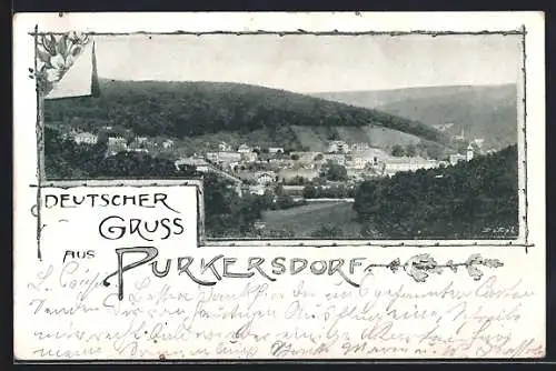 AK Purkersdorf, Panorama-Ansicht