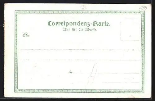 Mondschein-Lithographie Wien, Rathaus in eisiger Winternacht