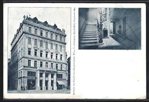 AK Wien, Pazeltsche Handelsschule, Judenplatz