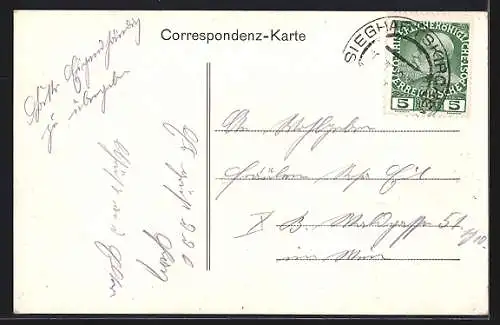 AK Sieghartskirchen, Teilansicht aus der Vogelschau