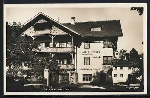 AK Lans, Gasthof Traube von Josef Raitmayr