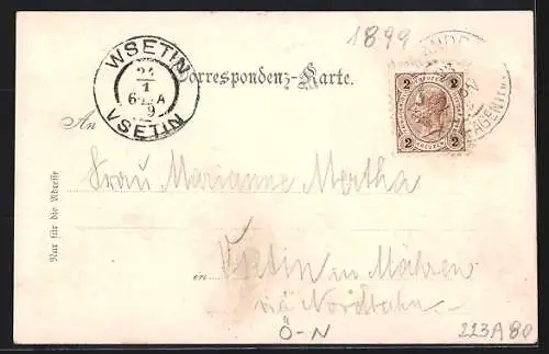 AK Hintersdorf im Wienerwalde, Kirche, Ortspartie