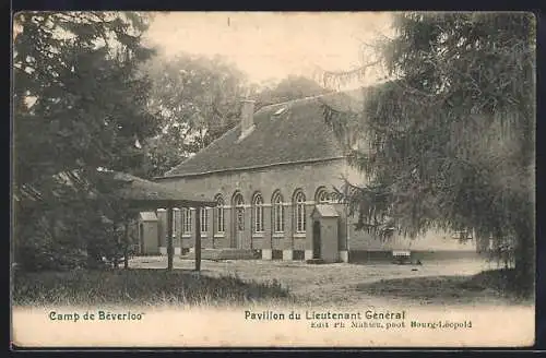 AK Camp de Beverloo, Pavillon du Lieutenant General