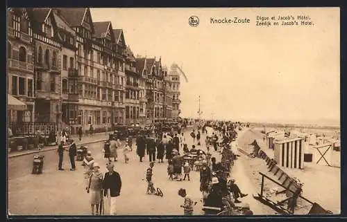 AK Knocke-Zoute, Zeedijk en Jacob`s Hotel