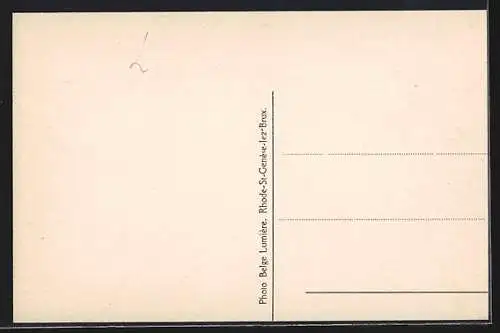 AK Robertville /Vallee de la Warche, Le Barrage vu de la route de Walk