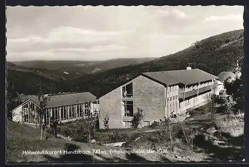AK Hundsbach / Schwarzwald, Erholungsheim der IGM