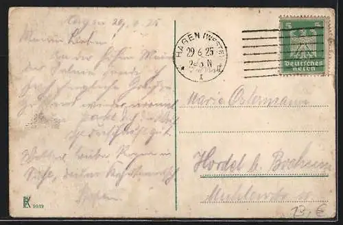 AK Hagen i. W., Ortsansicht mit Umgebung