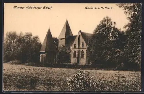 AK Munster /Lüneburger Heide, Die Kirche
