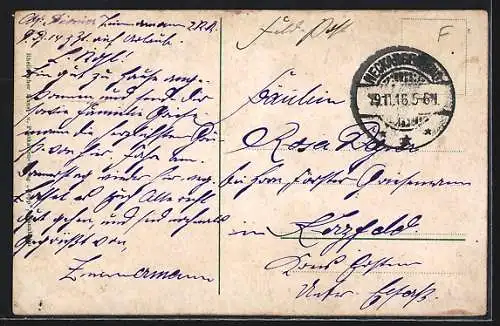 AK Neckargemünd, Ortsansicht mit Dilsberg