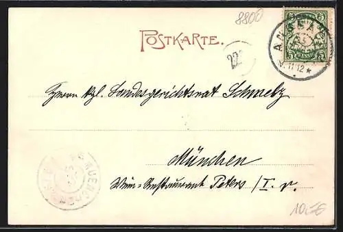 AK Ansbach, Ortsansicht vom Prinzenschlösschen