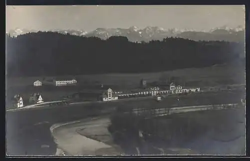 AK Trostberg /Oberb., Ortsansicht mit Flusspartie