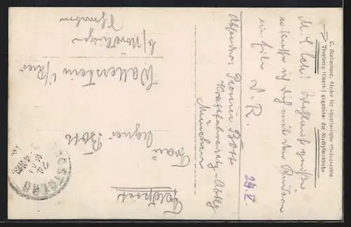 AK Trostberg /Oberb., Ortsansicht mit Flusspartie