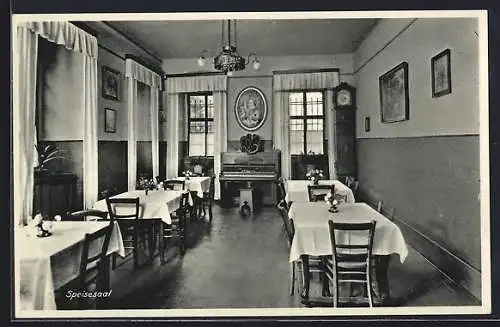 AK Pfaffendorf /Ebern, Haushaltungsinsitut und Erholungsheim, Speisesaal
