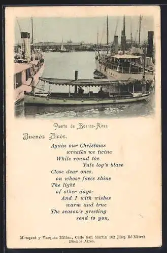 AK Buenos Aires, El Puerto, Hafen