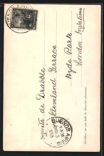 AK Buenos Aires, Entrada al Dique, Hafen