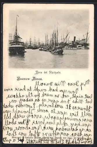 AK Buenos Aires, Boca del Riachuelo, Hafen