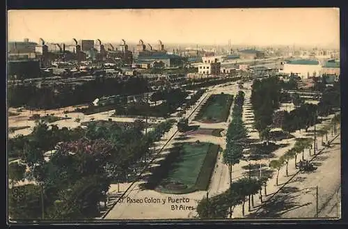 AK Buenos Aires, Paseo Colon y Puerto