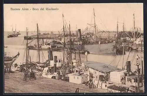 AK Buenos Aires, Boca del Riachuelo, Hafen