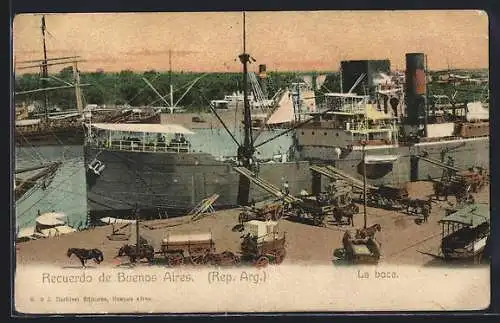 AK Buenos Aires, La boca, Hafen
