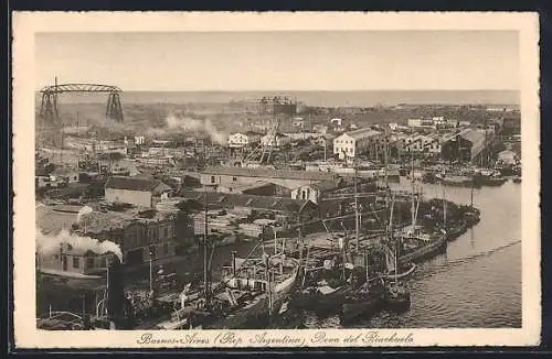 AK Buenos-Aires, Boca del Riachuelo, Hafen