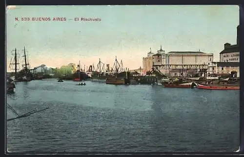 AK Buenos Aires, El Riachuelo, Hafen